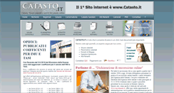 Desktop Screenshot of catasto.it