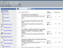 Tablet Screenshot of forum.catasto.it
